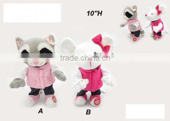 2014 Factory direct sales promotion plush rocking toy