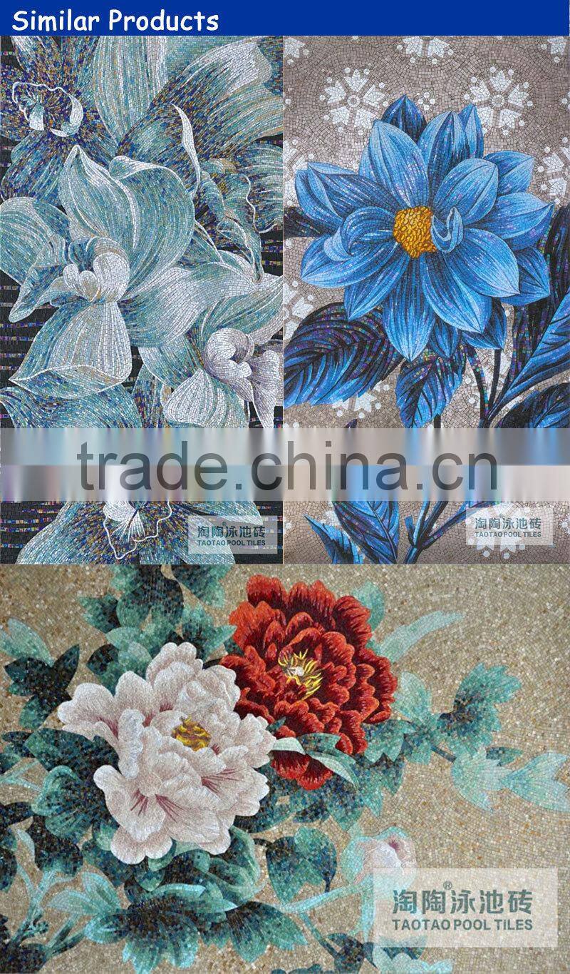 Interior design decoration living glass tile for floor and wall