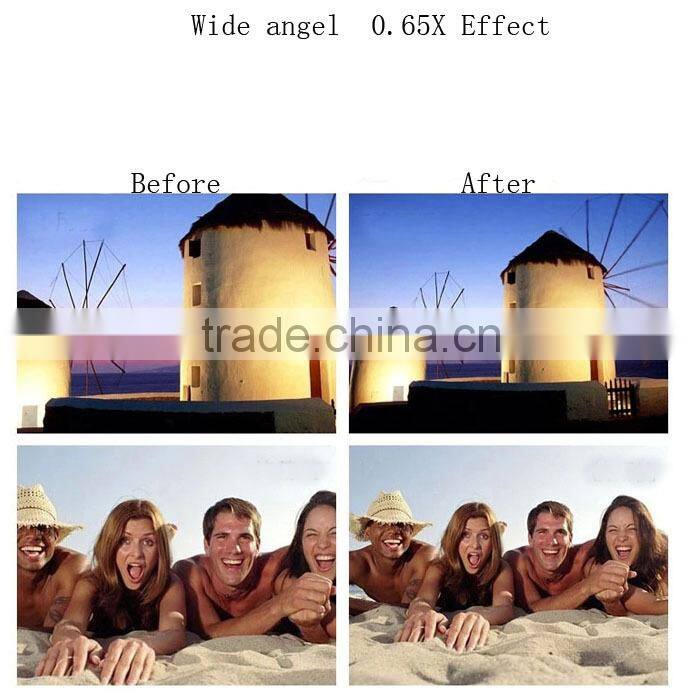 Wholesale 3 in 1 cell phone camera lens with universal clip, mobile pholensne accessory