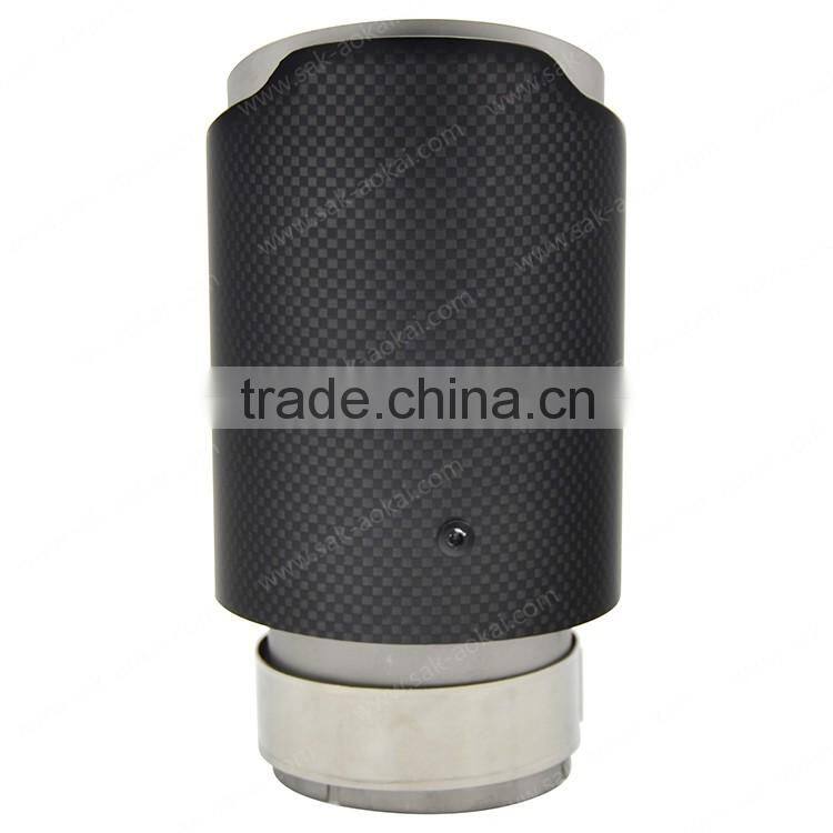 carbon fiber muffler tip cat-back exhaust pipe tip