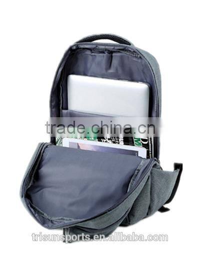 waterproof grey business laptop backpack of china supplier