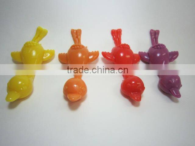 Funny sticky duck Slingshot /TPR sticky toy /Alien Slingshot /sticky animal toy/crazy sticky chicken