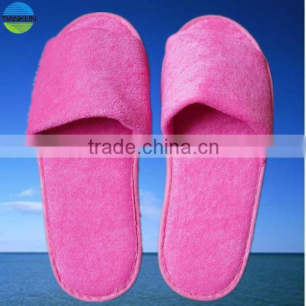 cheap terry towel ladies indoor slipper