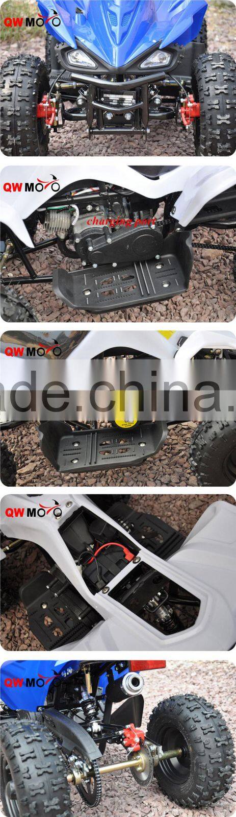 QWMOTO CE 2015 new 4 wheeler mini Motorcycle Type 49cc mini Sports Quad Bike 49cc ATV for kids with electric start