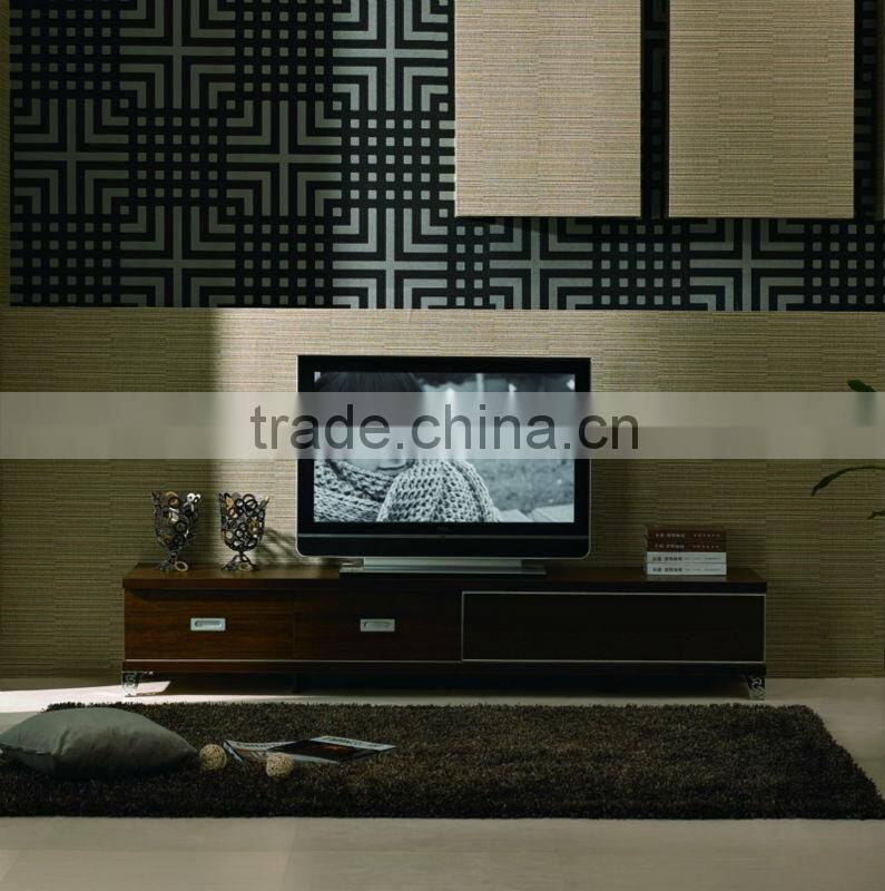 Modern wooden sliding door tv stand