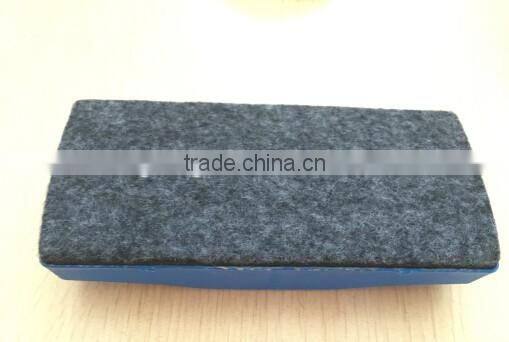 School and office supplier plastic border and felt white board whiteboard eraser with magnetic BW-021