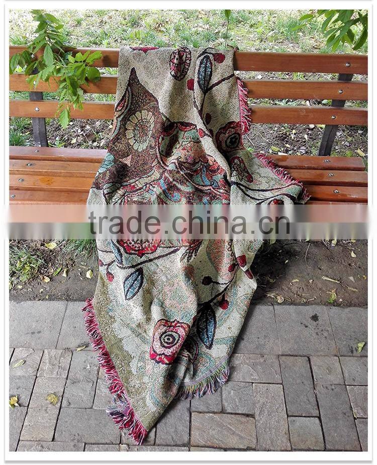 00% Cotton Casual Sofa Piano Bed Cover Sofa Throw Blanket Cloth Decoration Tapestry