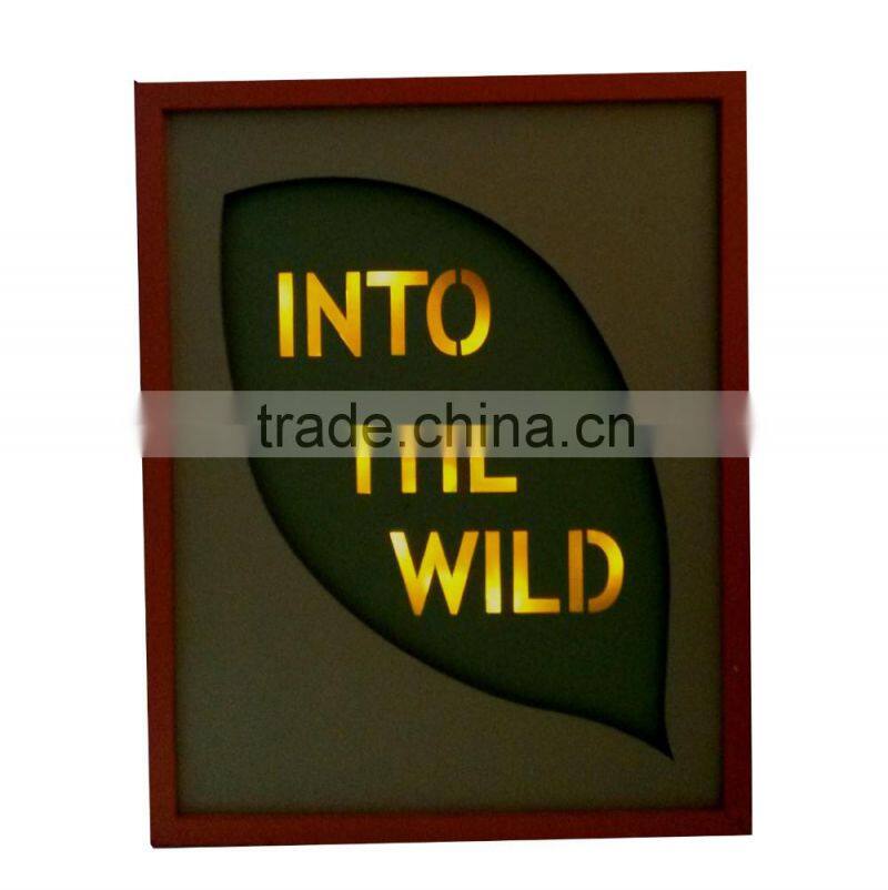 Low price led letter lights sign, hot sale led backlit letter sign