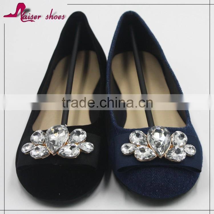 SSK16-261 Wholesale Casual Flat Women Shoes new design plain women shoes