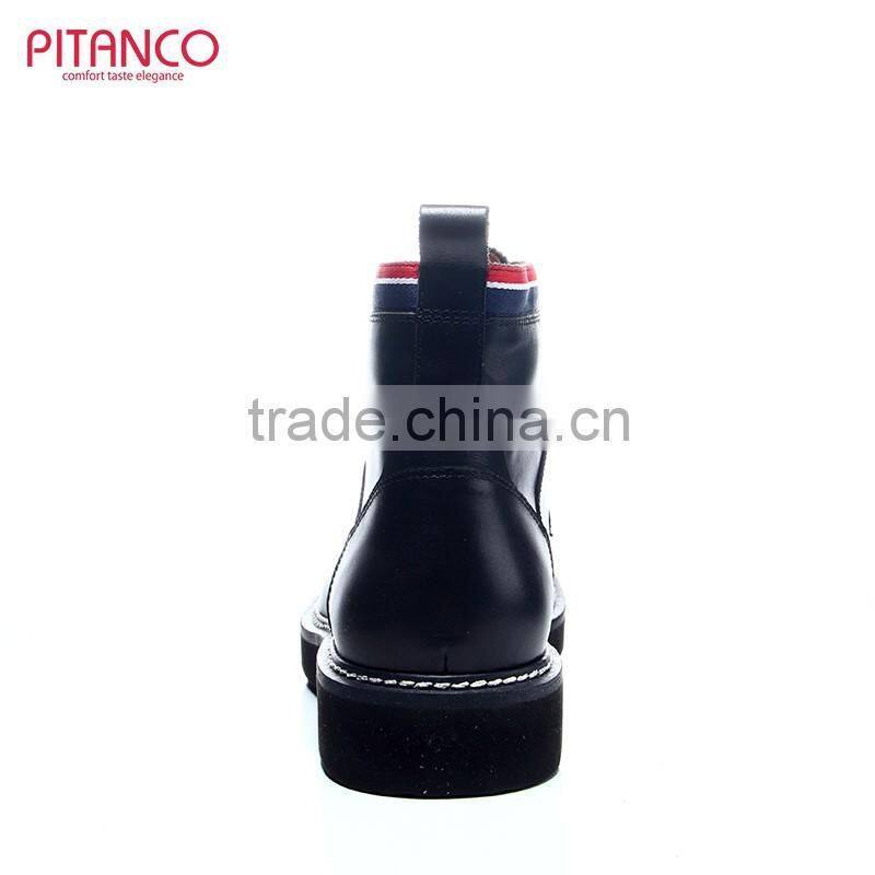 High quality calf hide leather fashion Martin boots for men