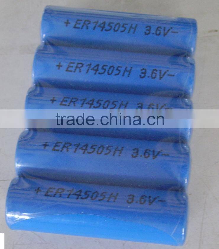 AA Size and LiSOCl2 Battery Type AA size lithium battery ER14505