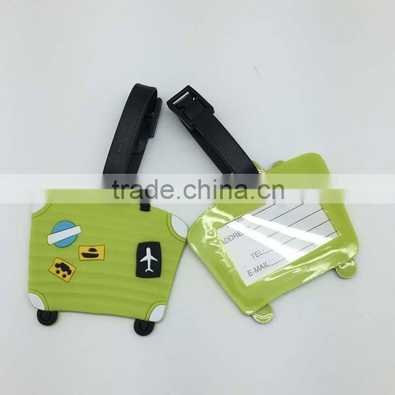 Wholesale Wedding Favor Blank Funny Pvc Cute Gift Popular Cheap Luggage Tags For Sale Online