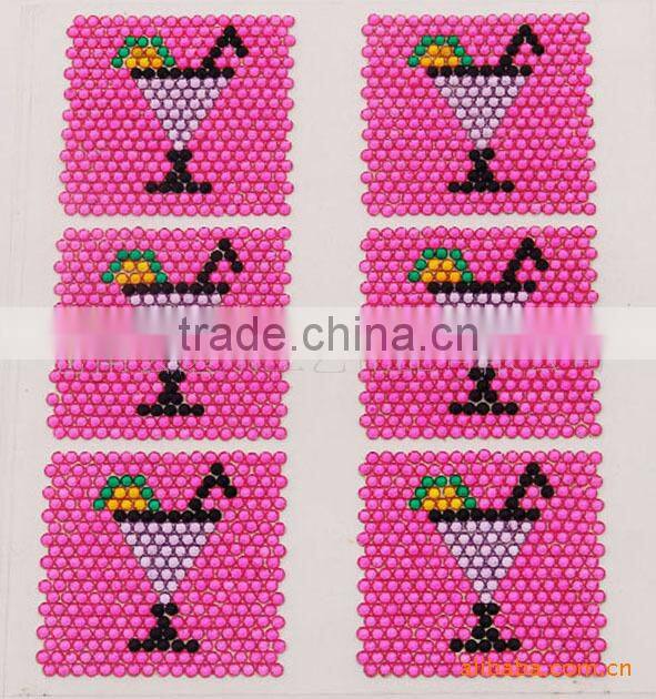 Top Sale Mobile Phone Acrylic Sticker/acrylic sticker / crystal sticker