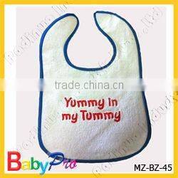 2016 hot sale cotton baby bibs with EVA cover