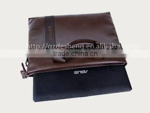 Fashion trendy mens leather messenger bag