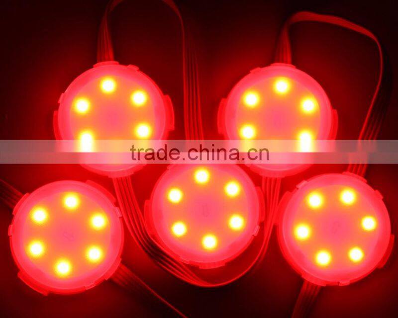 CE ROHS Approved Waterproof IP67 SMD5050 DC24V SIngle Color 6Pcs Led String Light With High Brightness