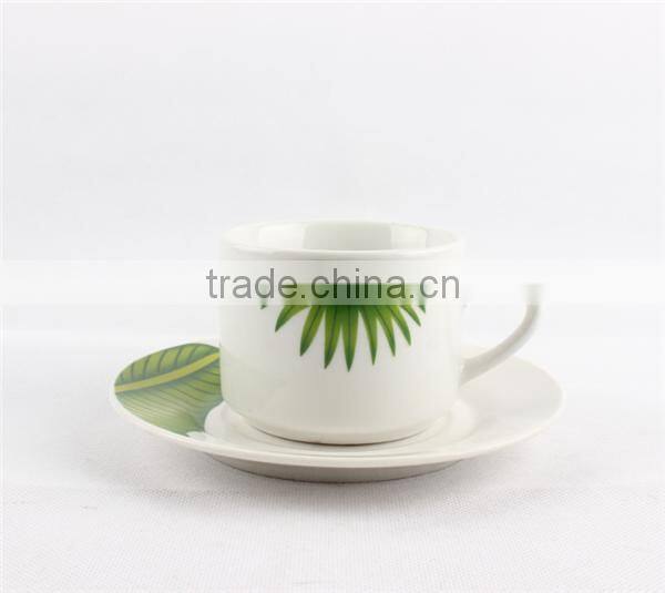 Factory wholesale bone china cup and saucer flower pot cup and saucer