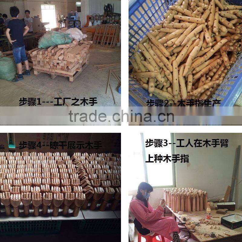 Kids wooden hand woman wooden hand male wooden hand male display hands