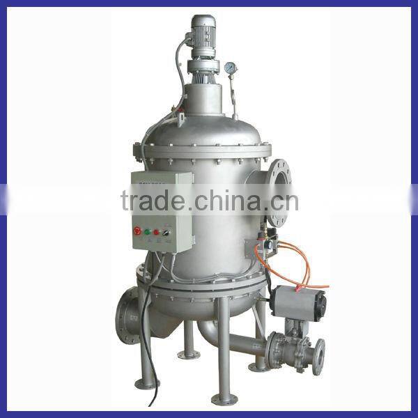 High efficiency automatic back flushing filter