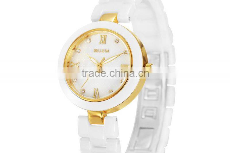 fashionable vogue women ceramic watch