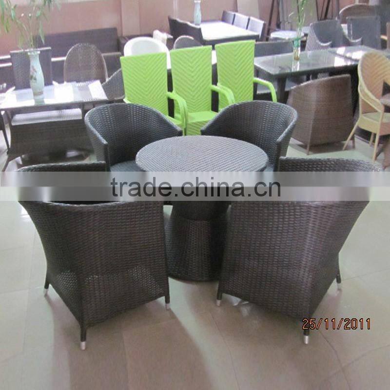 outdoor aluminum furniture nice quality elegant leisure rattan wicker garden set YPS007