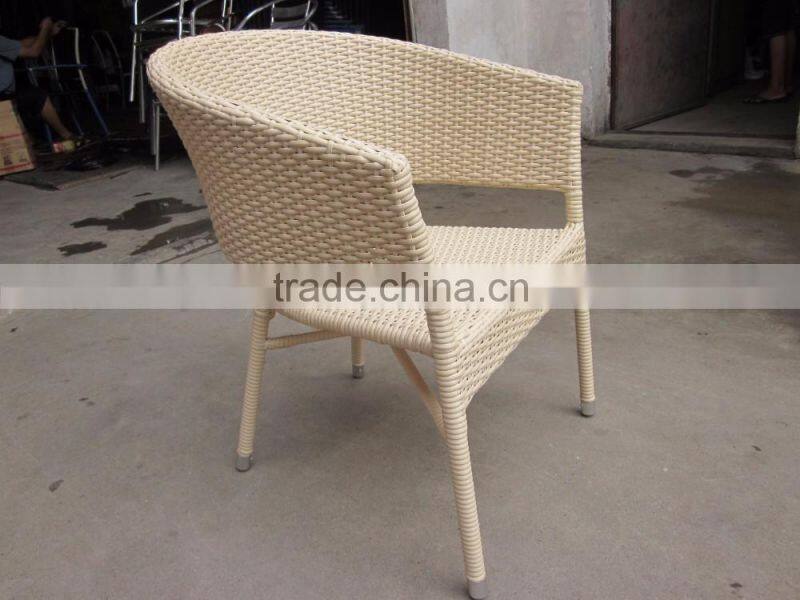 outdoor furniture good quality leisure handmade rattan wicker stacking garden chair YC103