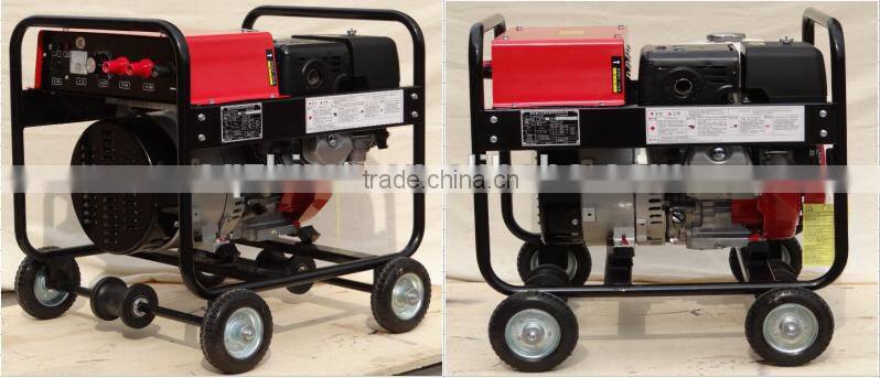Gasoline 200a 5kw welding generator