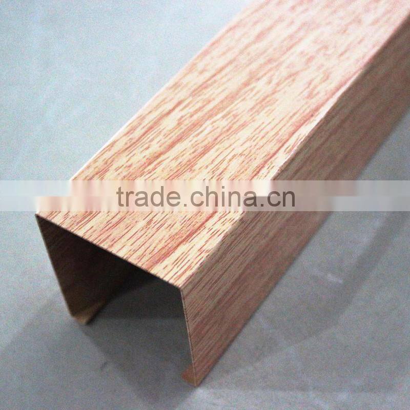 High Quality Metal Suspended Linear Ceiling Strip Ceiling Panel U aluminum Screen Ceiling Tiles