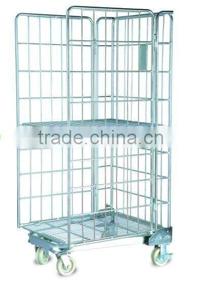 heavy duty industrial roll cage container