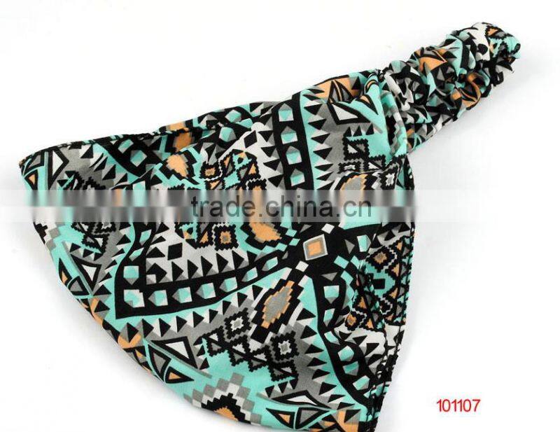 tribal fabric headband
