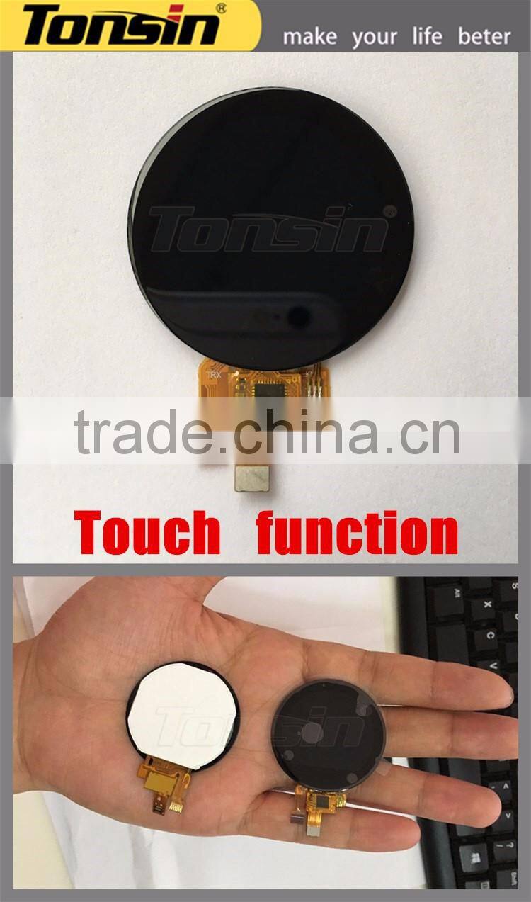 IPS LCD Dislay panels 1.22 inch round lcd screen,all viewing LCD Module 1.22 round tft screen with touch panel LCM