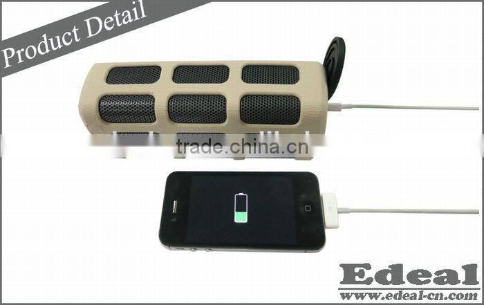7000mAh waterproof bluetooth speaker with power bank function
