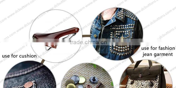 China factory fashion garment engrave logo jeans button rivet for denim