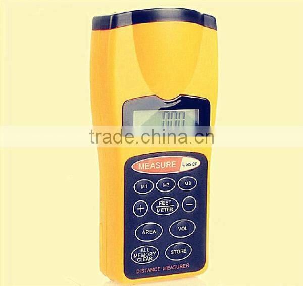 Digital Ultrasonic Distance Measurer with laser pointer for Measuring Distance