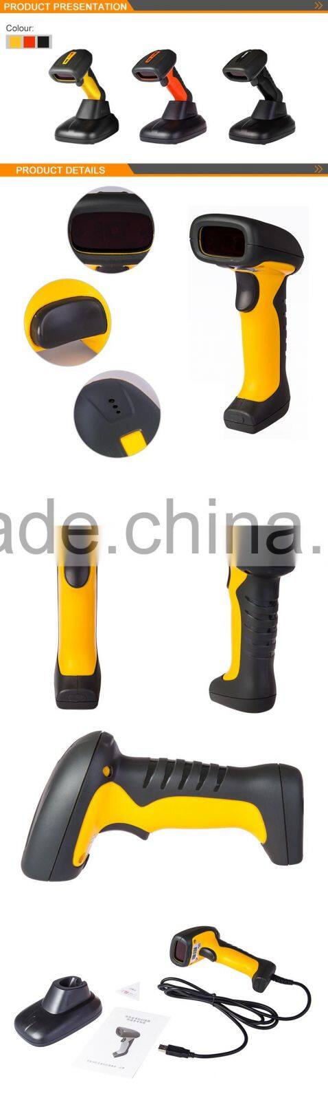 Hot sale:NT-1208 High quality Waterproof Wired 1D handheld barcode scanner with USB interface