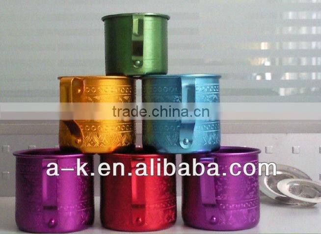 Aluminum Colored Water Cup/Drinking Cup