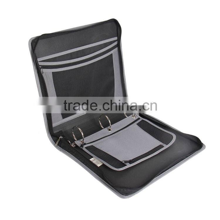 Hot Selling Custom 3 Ring Zipper Binder ,A5 3 Ring Binder