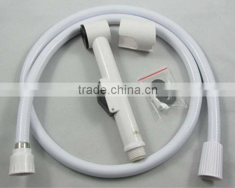 Quality hand held private clean female white color bidet accessory spray