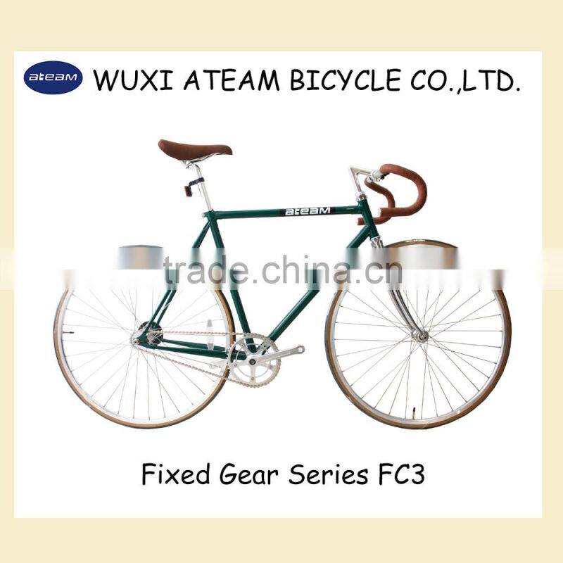 2015 Women Beige 700C Vintage 9 Speed City Bike