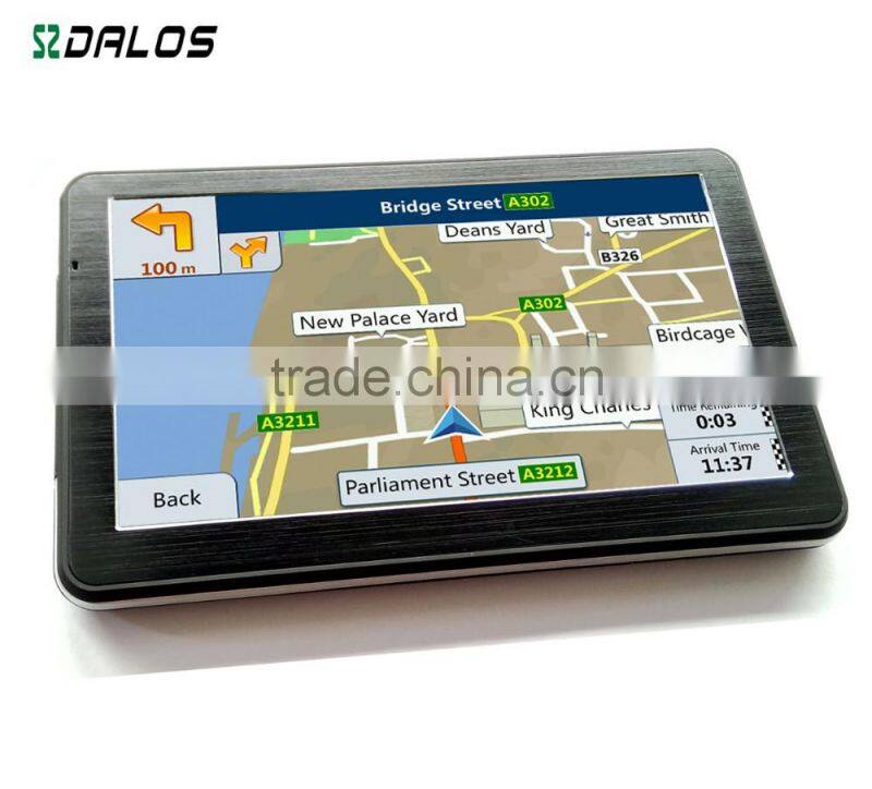 High quality 7 inch portable gps navigator with high definition