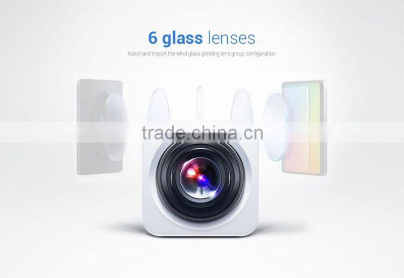 Be Unique !! Ausek Dual Lens 4K 30fps Wifi Sport Camera 2.4G Action Camera