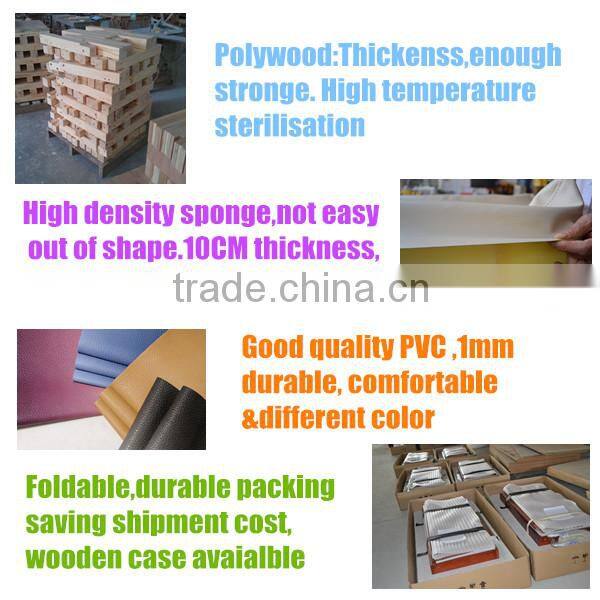 good quality spa salon furniture ,2000# S mooth Solid Wood Foot Step Trolley, beauty facial trolley , beauty stool