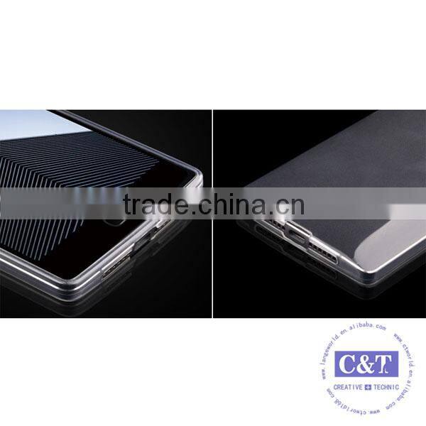 C&T New Design 0.3mm Crystal Clear Soft TPU Cover Case For Oneplus 2 Two 2nd