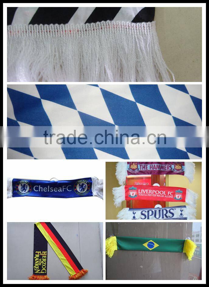 Plastic colorful customized microfiber sports scarf