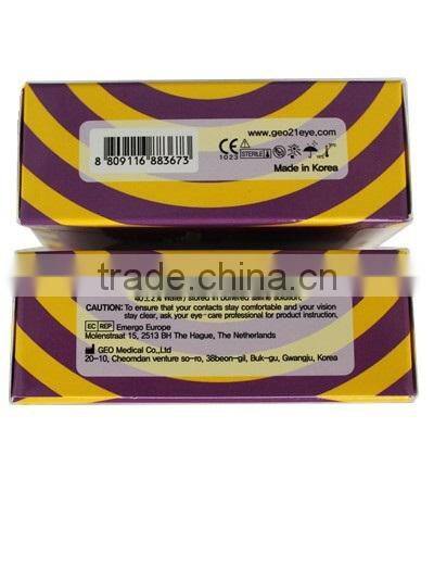 cosmetic color contact lens fda approved WT-B7 X-tra series korea geo lens