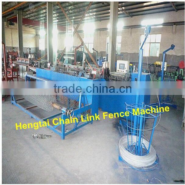 oversea service ok CNC Automatic Chain Link Fence Machine Diamond Mesh Machine FOBUSD30000 for the width 2M