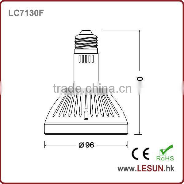 Brightness 35W E27 led par 30 light bulb LC7130F