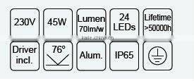 led street light 45W
