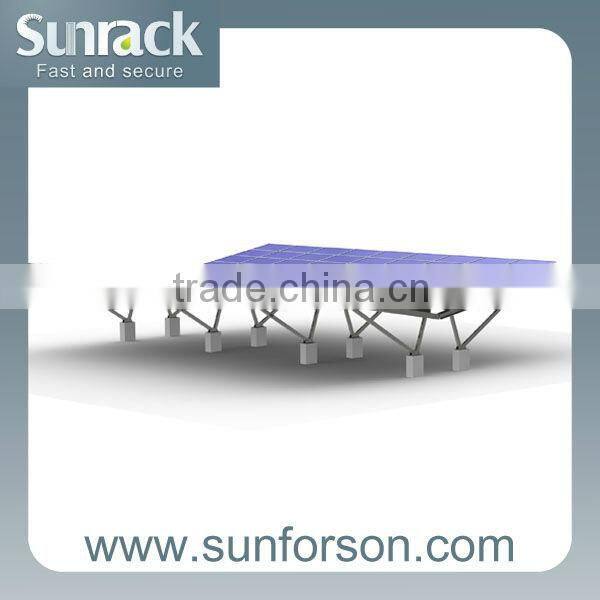 Solar ground mounting system 10kw of carport