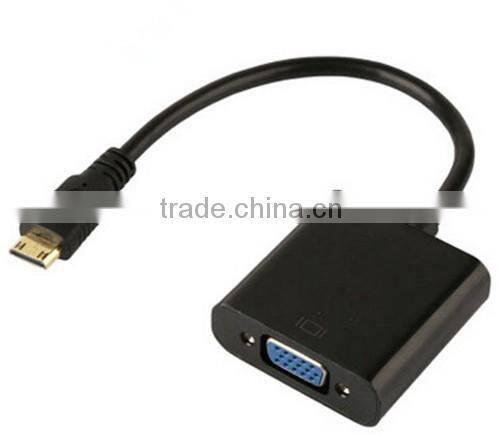 1920X1200 - MiniHdmi to Vga Hd15 F Adapter Converter for Digital Still Camere